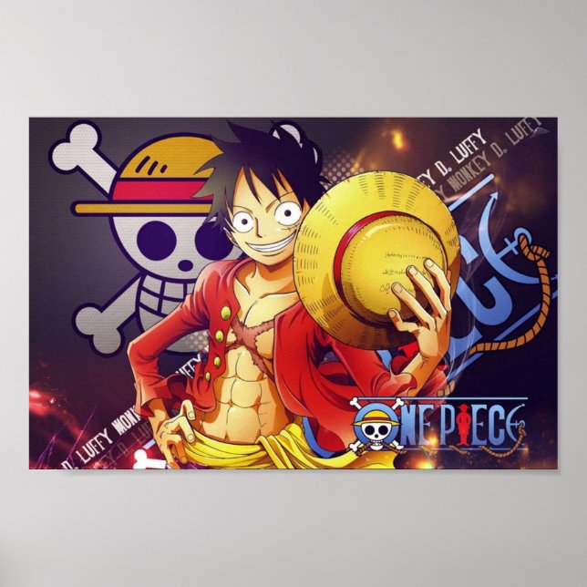 One biet luffy mugiwara poster (Framsidan)