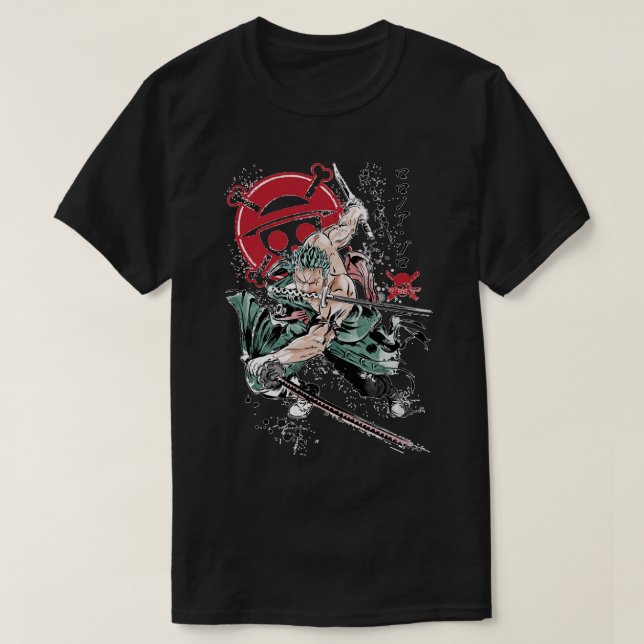 One Biet Roronoa Zoro Classic T Shirt (Design framsida)