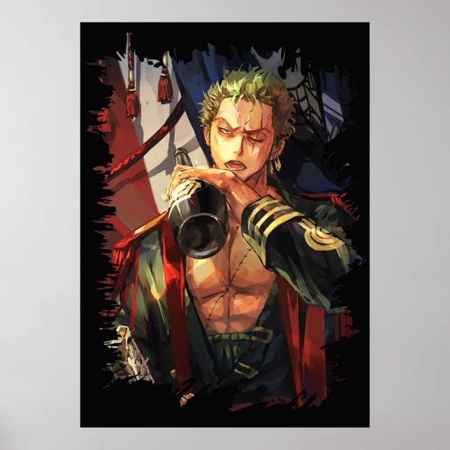 One Biet Roronoa Zoro Poster (Framsidan)