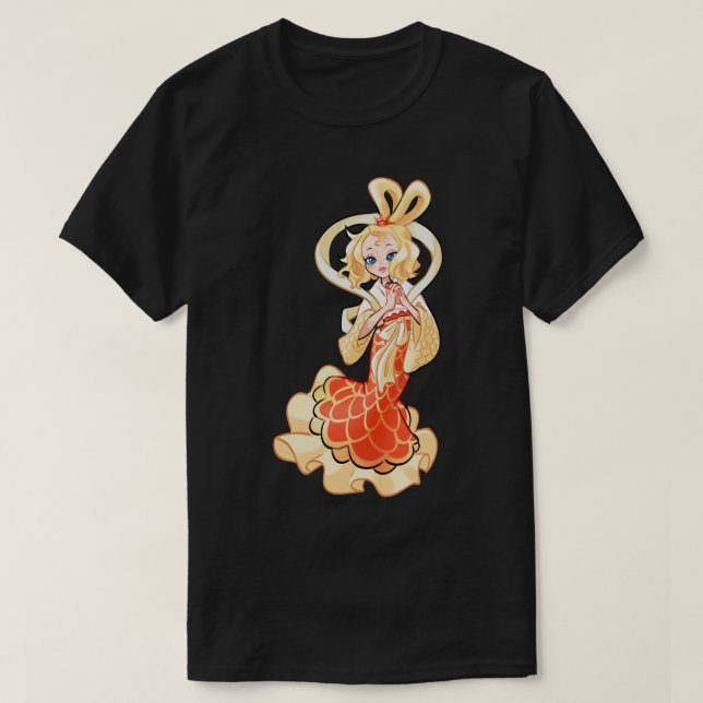 One Biet sjöjungfru - Queen Otohime T Shirt (Design framsida)