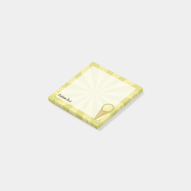 One Boll Ice Cream Cone Post-it Block (Vinklad)