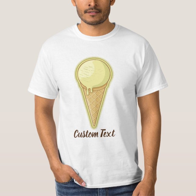 One Boll Ice Cream Cone T Shirt (Framsida)