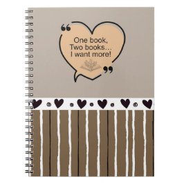 One Book, Two Books... I Want More! Anteckningsbok