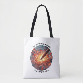 One Chapter At A Time Totebag Tygkasse
