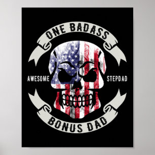 One D Bonus Stepdad Birthday Step Pappa Fars dag Poster