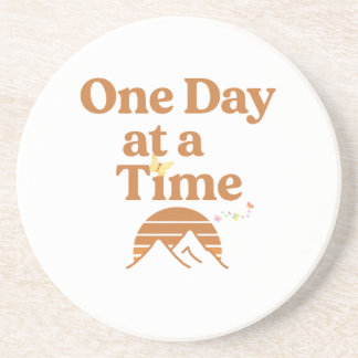 One Day at a Time Sandstone Coaster  Underlägg