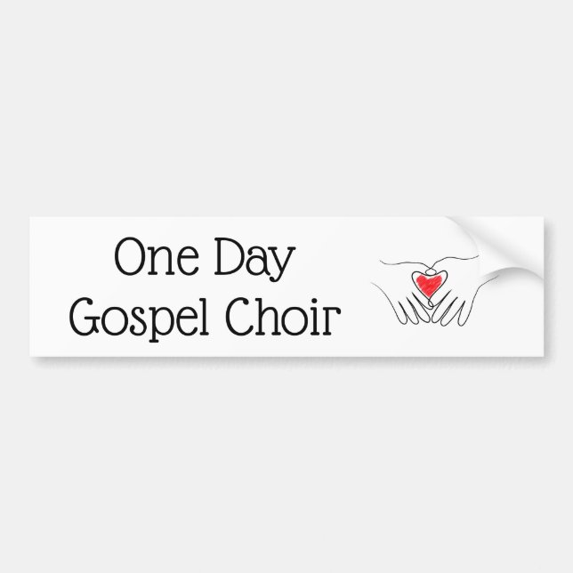 One Day Gospel Choir dekal (Framsidan)