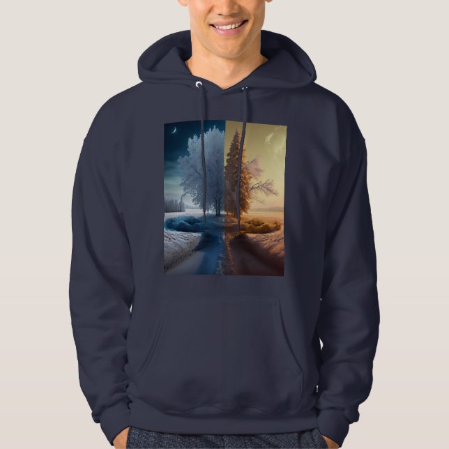 One day in winter hoodie (Framsida)