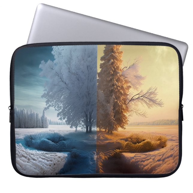 One day in winter laptop fodral (Framsidan)