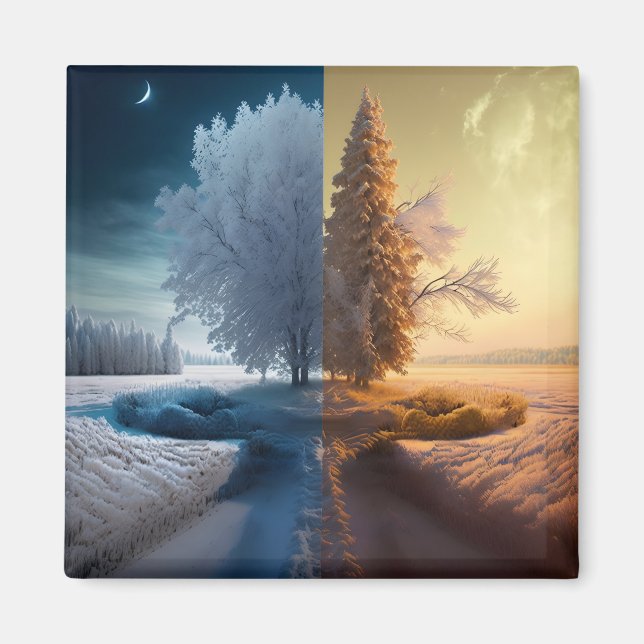 One day in winter magnet (Framsidan)