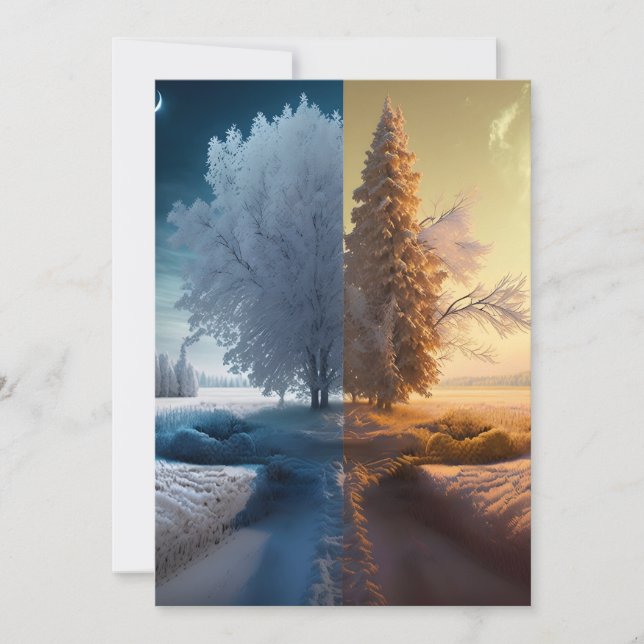 One day in winter meddelande (Framsida)