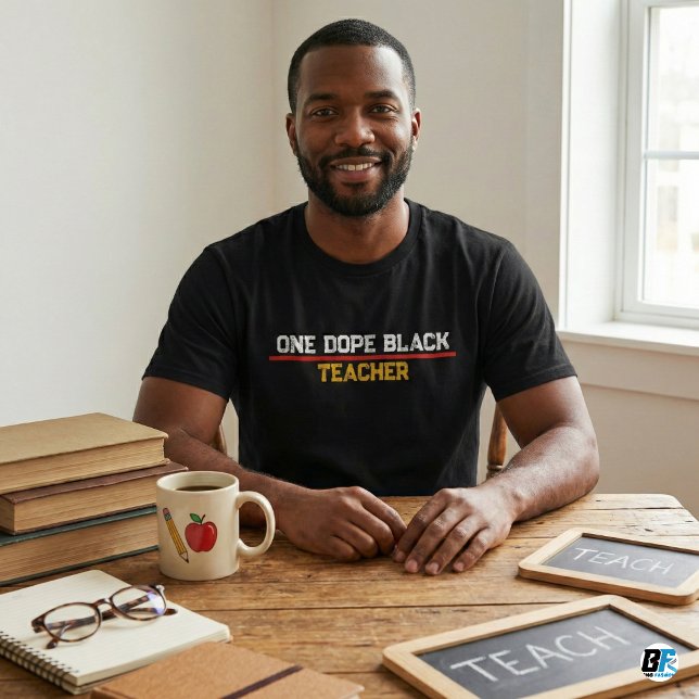 One Dope Black Teacher African American Educator T Shirt (Skapare uppladdad)