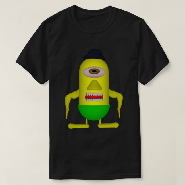 One-Eyed Miniman T-shirt (Design framsida)