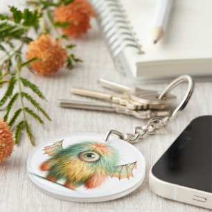 One Eyed Monster Keychain