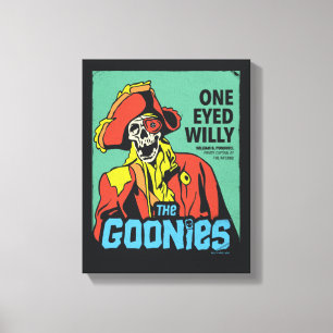 One-Eyed Willy Pirat kapten över Inferno Canvastryck