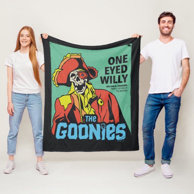 One-Eyed Willy Pirat kapten över Inferno Fleecefilt (På plats)