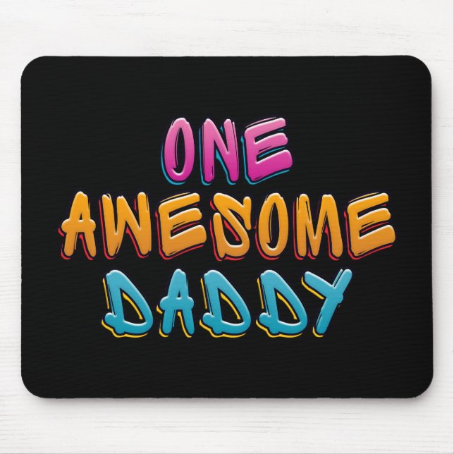 One Fantastisk pappa Graffiti Typography | Musmatt Musmatta (Framsidan)
