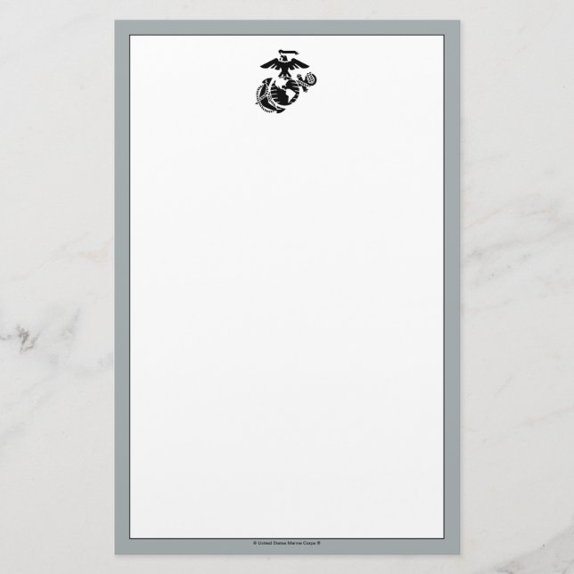 One-Färg EGA - Black Brevpapper (Framsida)