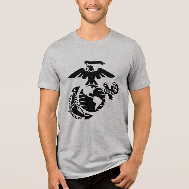 One-Färg EGA - Black T Shirt (Framsida)