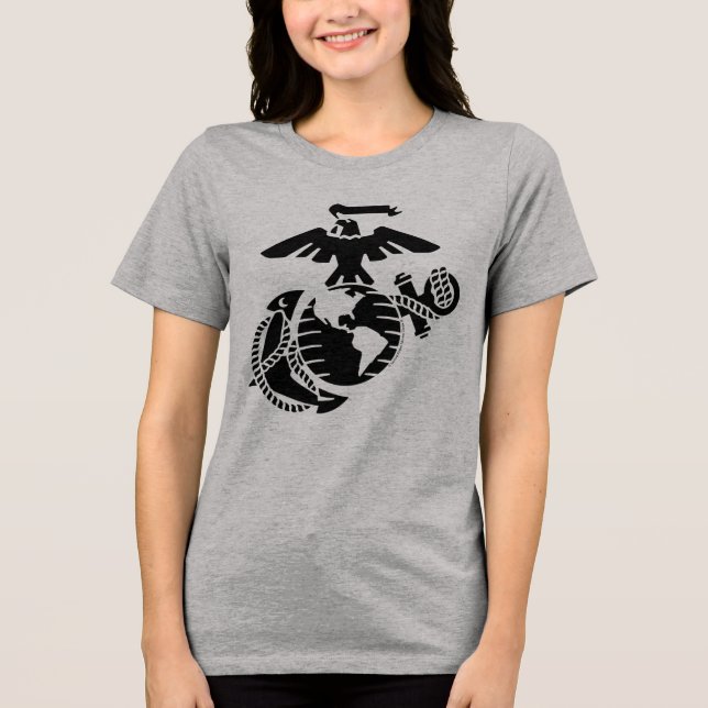 One-Färg EGA - Black T Shirt (Framsida)