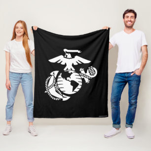 One-Färg EGA - White Fleecefilt