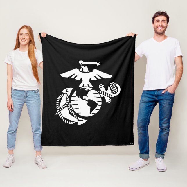 One-Färg EGA - White Fleecefilt (På plats)