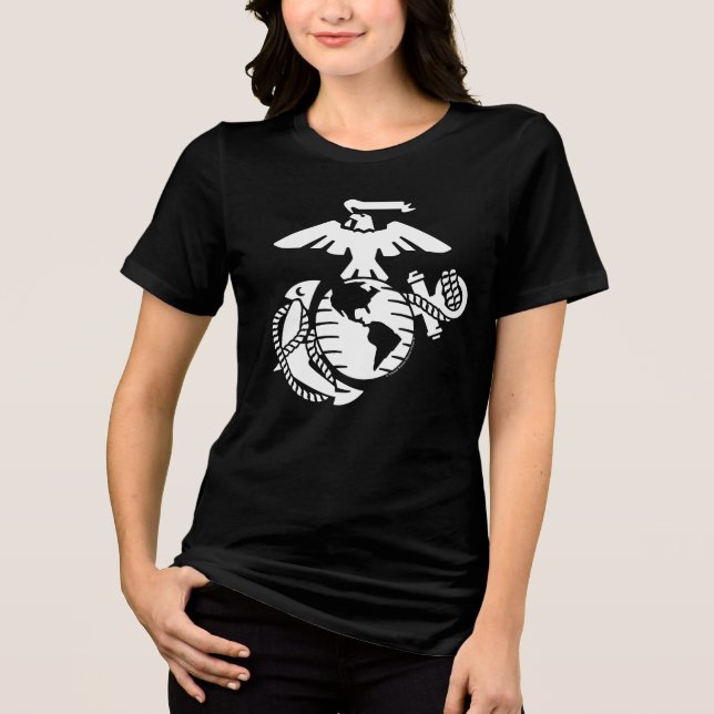 One-Färg EGA - White T Shirt (Framsida)