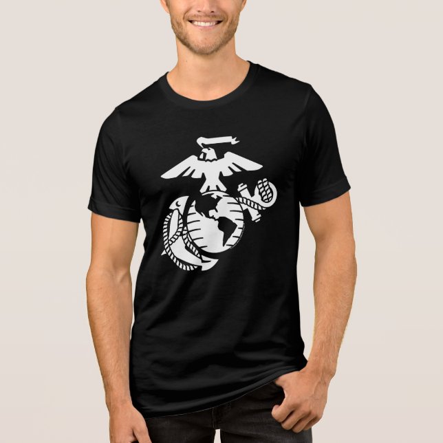 One-Färg EGA - White T Shirt (Framsida)