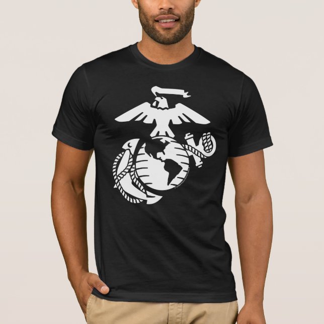 One-Färg EGA - White T Shirt (Framsida)