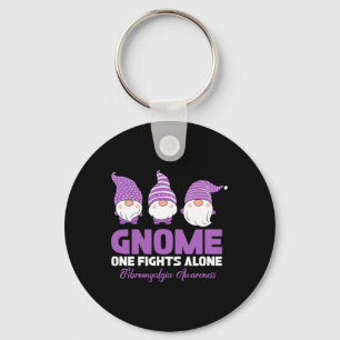 One Fibromyalgia Awareness Fibro Warr i Ensamen Fi Nyckelring