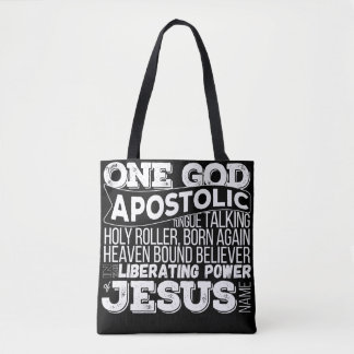 "One God Apostolic Sång" Tote bag 2 färg Tygkasse