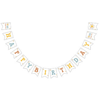 One Happy Boy Banner Vimplar