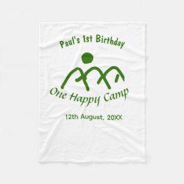 One happy camp green mountain sun 1st birthday  fleecefilt
