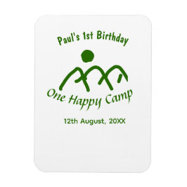 One happy camp green mountain sun 1st birthday  magnet