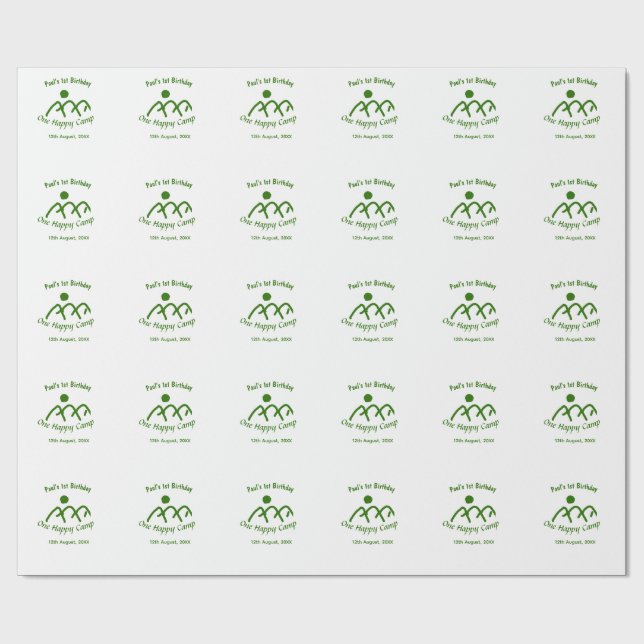 One happy camp green mountain sun 1st birthday  presentpapper (Platt)