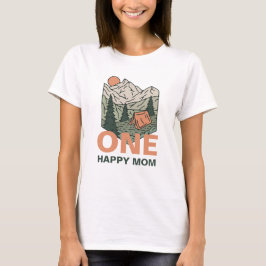 One Happy Camper First Birthday Mom Shirt T
