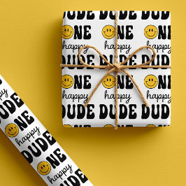 One Happy Dude 1-årsdag Presentpapper
