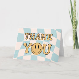 ONE HAPPY DUDE THANK YOU TENT CARD TACK KORT