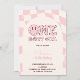 One Happy Girl Invitation Inbjudningar