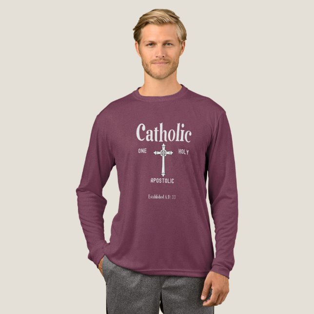 One Holy Catholic Apostolic Church T Shirt (Hel framsida)