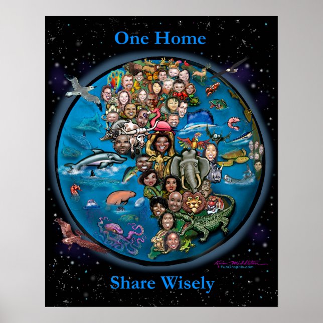 One Home Share Wisely Poster (Framsidan)