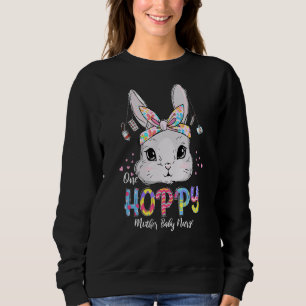 One Hoppy Mor Baby Nurse Bunny Påskägg Chri T Shirt