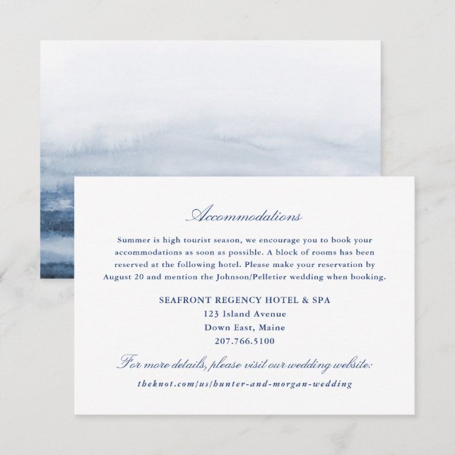 One Hotel Boende Infogningskort - Penobscot Tilläggskort (Fram/baksida)