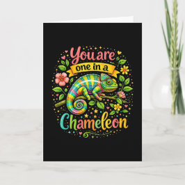 One in a Chameleon Helgkort