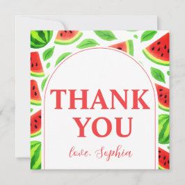 One In A Melon Watermelon Birthday Party Tack Kort