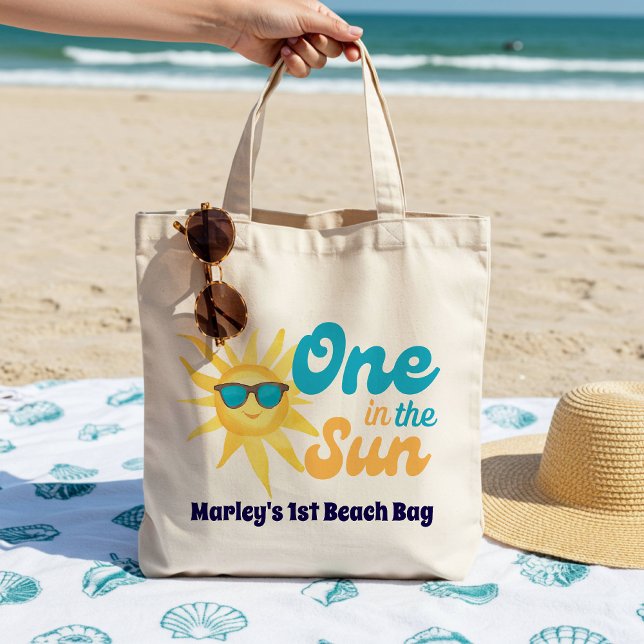 ☀️One in the Sun Beach Tote Bag Tygkasse (Skapare uppladdad)