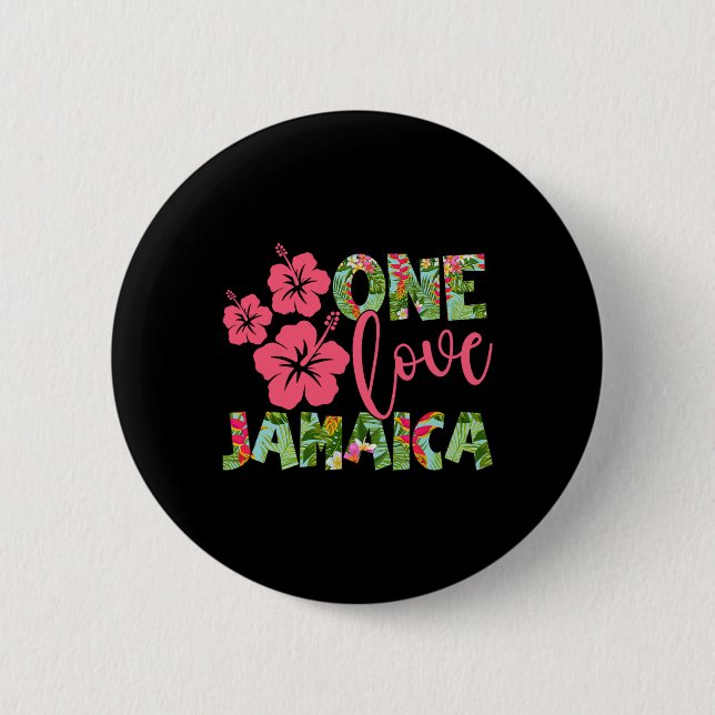 One Kärlek Jamaica 2025 Caribbean Vacation Theme F Knapp (Framsida)