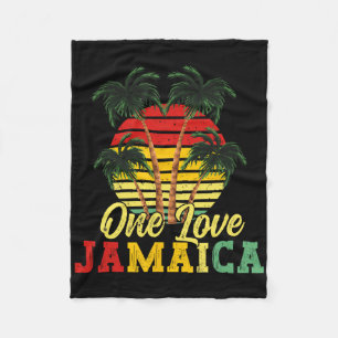 One Kärlek Jamaica Summer Family Vacation Jamaican Fleecefilt