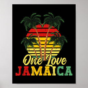 One Kärlek Jamaica Summer Family Vacation Jamaican Poster