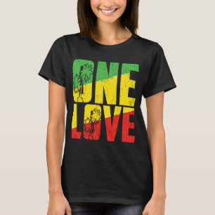 One Kärlek Jamaica Vacation Jamaican Reggae Music  T Shirt